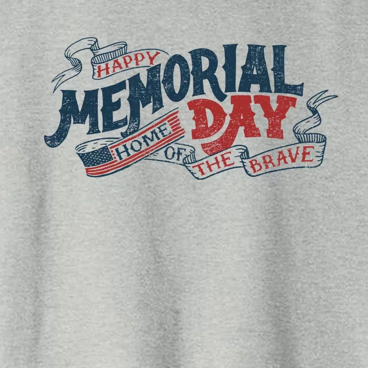 Happy Memorial Day Women's Crop Top Tee