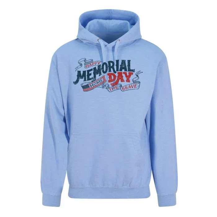 Happy Memorial Day Unisex Surf Hoodie