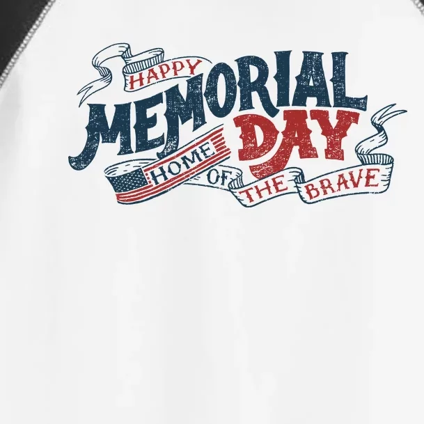 Happy Memorial Day Toddler Fine Jersey T-Shirt