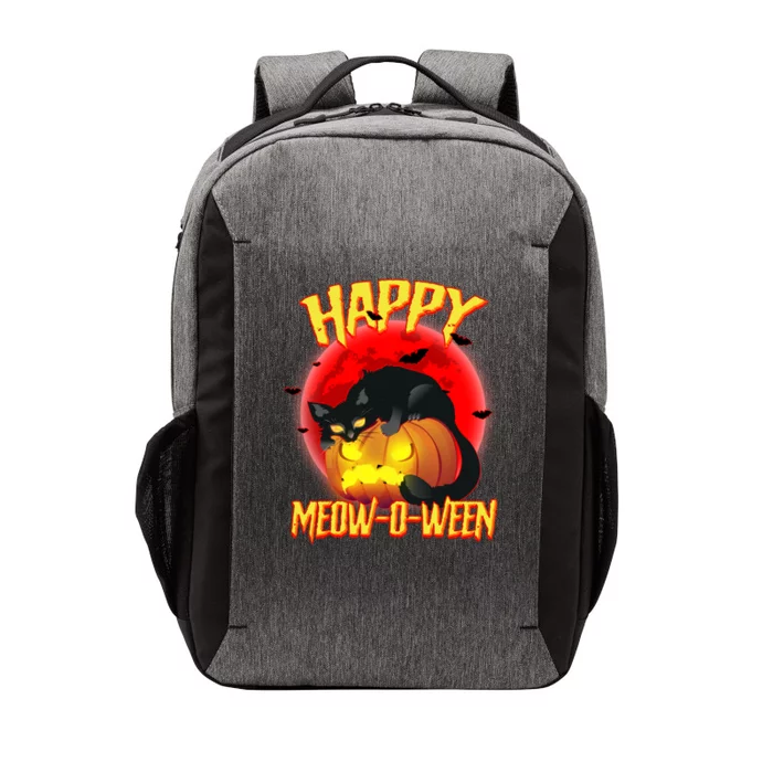 Happy Meow-O-Ween Vector Backpack