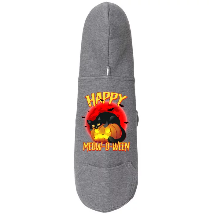 Happy Meow-O-Ween Doggie 3-End Fleece Hoodie