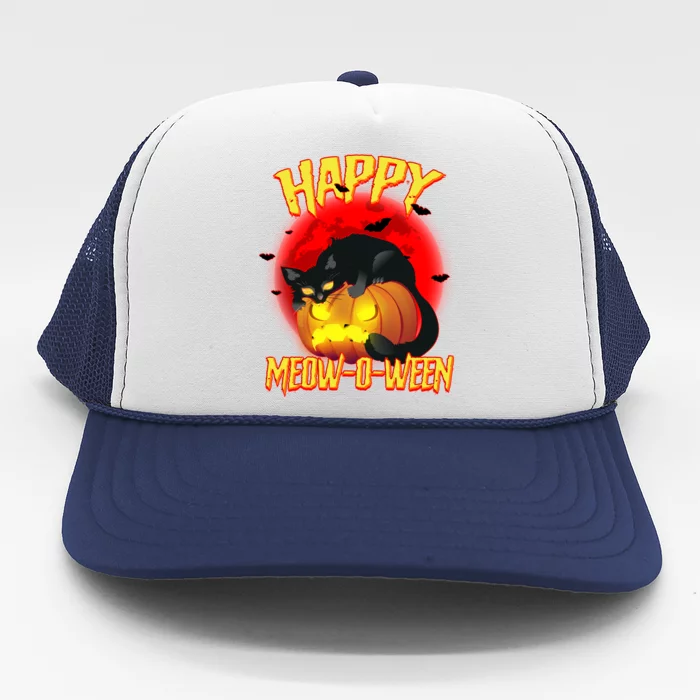 Happy Meow-O-Ween Trucker Hat