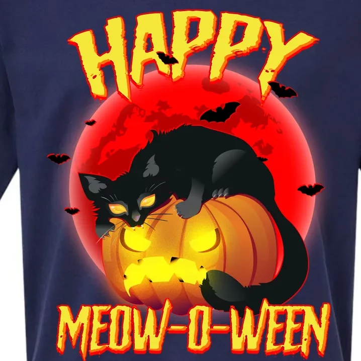 Happy Meow-O-Ween Sueded Cloud Jersey T-Shirt