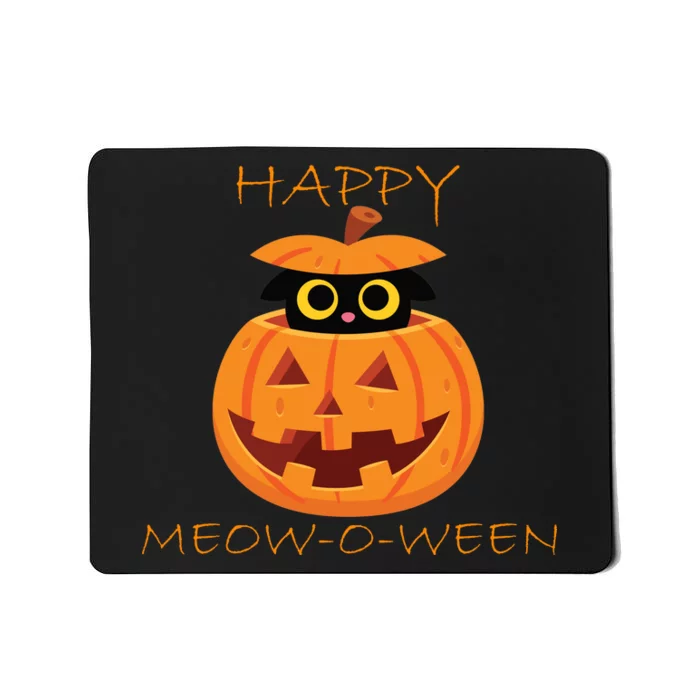 Happy Meow-O-Ween Halloween Mousepad