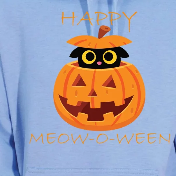 Happy Meow-O-Ween Halloween Unisex Surf Hoodie