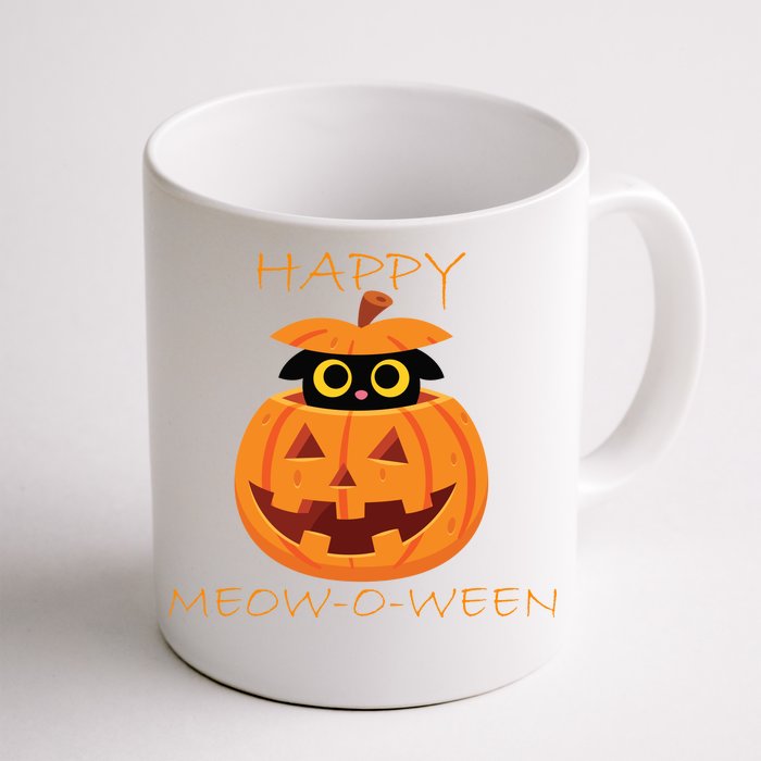 Happy Meow-O-Ween Halloween Front & Back Coffee Mug