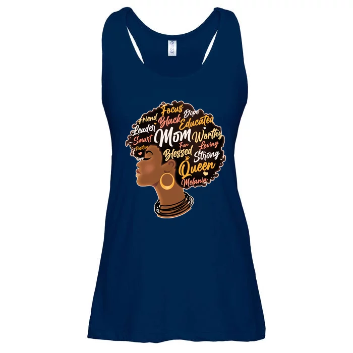 Happy Mother’s Day Mom Queen African American Ladies Essential Flowy Tank