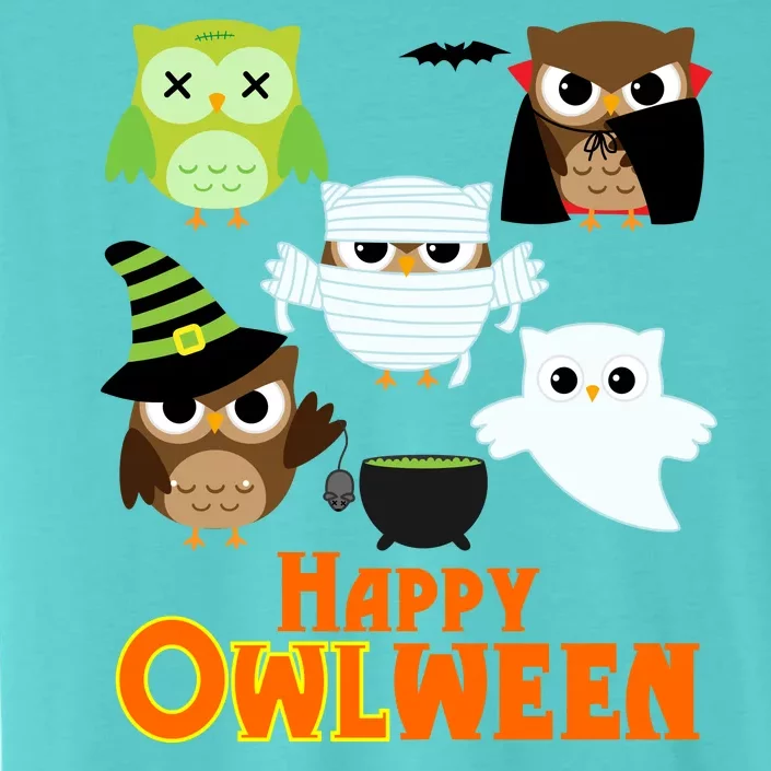 Happy OWLween Halloween Cute ChromaSoft Performance T-Shirt