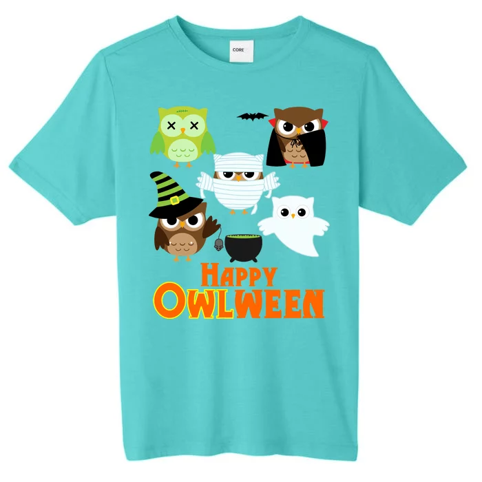 Happy OWLween Halloween Cute ChromaSoft Performance T-Shirt