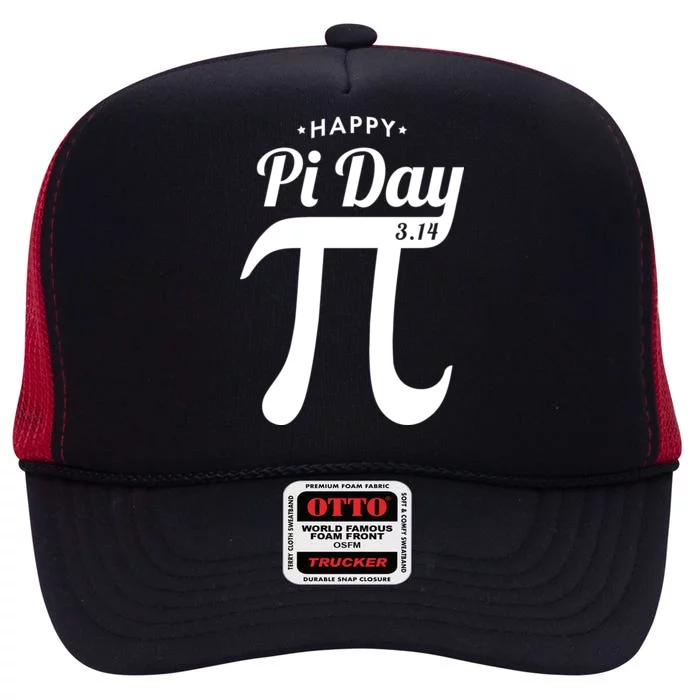 Happy Pi Day 3.14 High Crown Mesh Trucker Hat