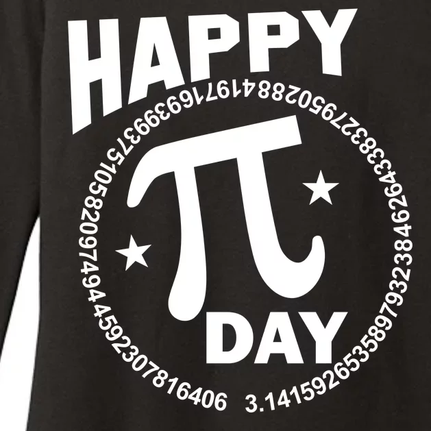 Happy Pi Day Numbers Womens CVC Long Sleeve Shirt