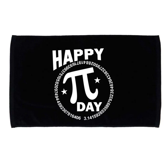 Happy Pi Day Numbers Microfiber Hand Towel