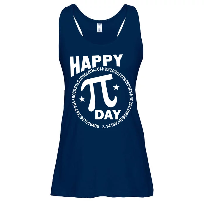 Happy Pi Day Numbers Ladies Essential Flowy Tank