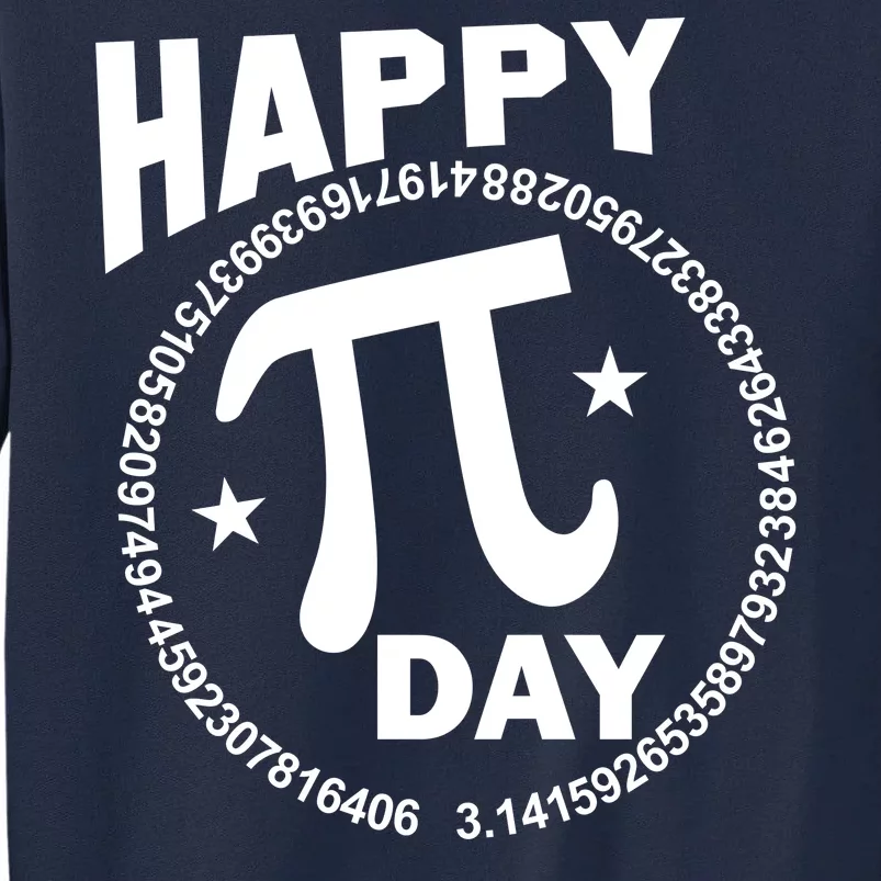 Happy Pi Day Numbers Tall Sweatshirt