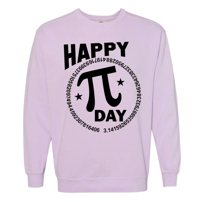 Happy Pi Day Numbers Garment-Dyed Sweatshirt