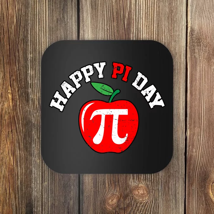 Happy Pi Day Teachers Apple Coaster