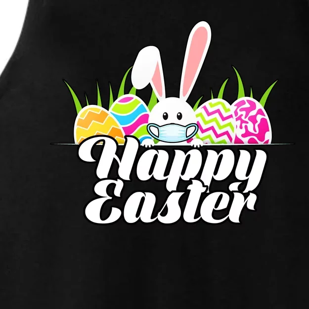 Happy Quarantine Easter Ladies Tri-Blend Wicking Tank