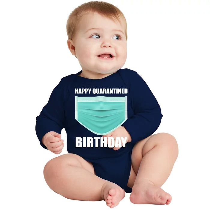 Happy Quarantined Birthday Baby Long Sleeve Bodysuit