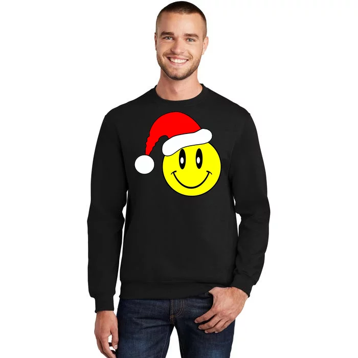 Happy Santa Smile Face Sweatshirt