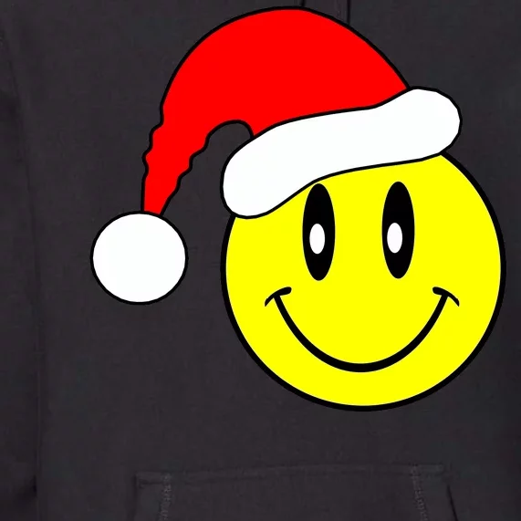 Happy Santa Smile Face Premium Hoodie