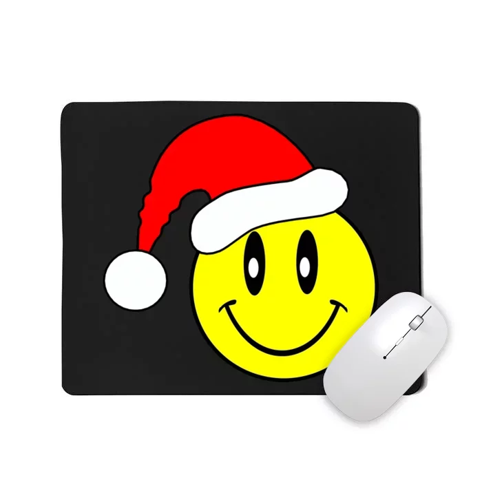 Happy Santa Smile Face Mousepad