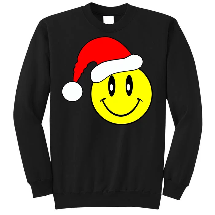 Happy Santa Smile Face Tall Sweatshirt