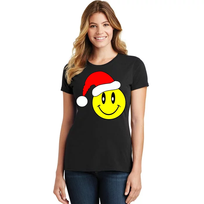 Happy Santa Smile Face Women's T-Shirt