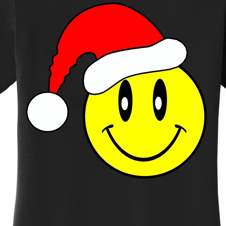 Happy Santa Smile Face Women's T-Shirt