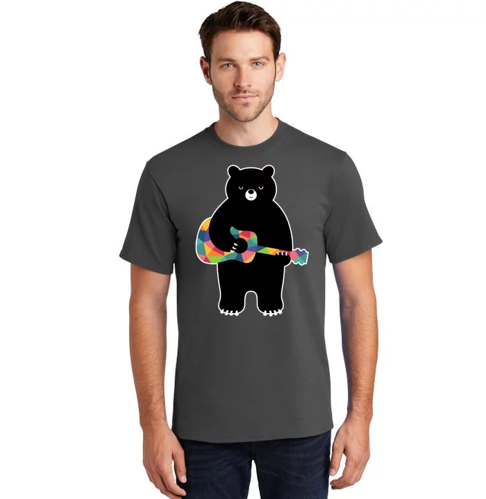 Happy Song Bear Guitar Tall T-Shirt