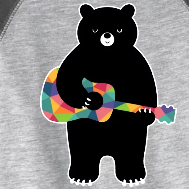 Happy Song Bear Guitar Toddler Fine Jersey T-Shirt