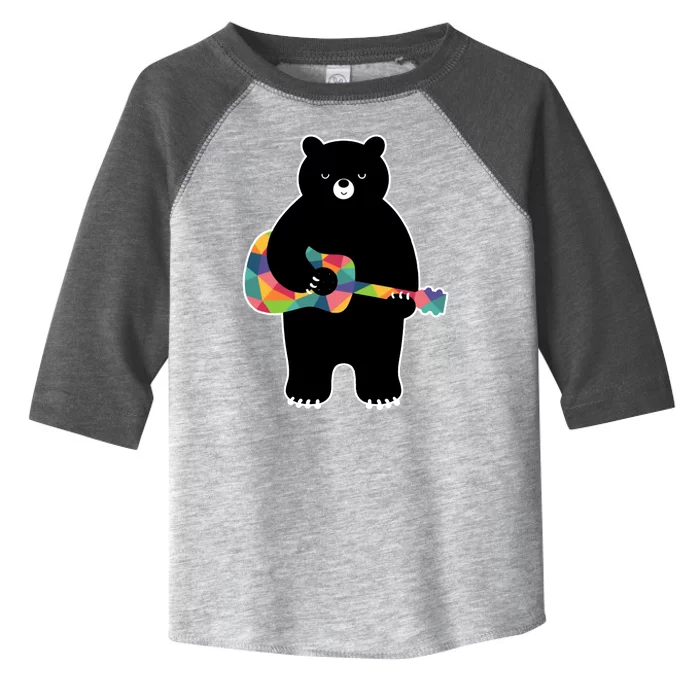 Happy Song Bear Guitar Toddler Fine Jersey T-Shirt