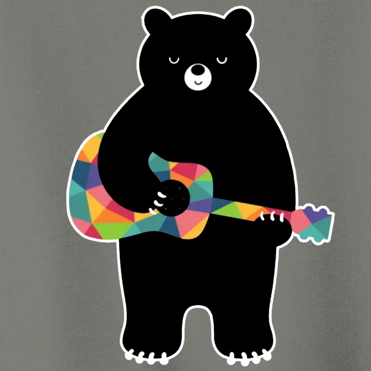 Happy Song Bear Guitar Toddler T-Shirt