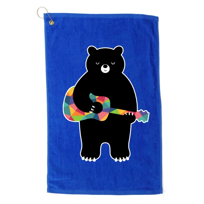 Happy Song Bear Guitar Platinum Collection Golf Towel