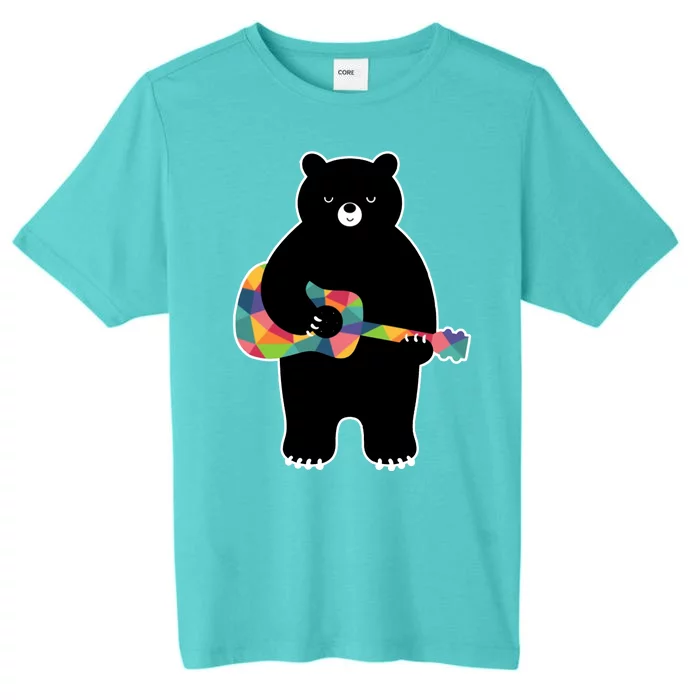 Happy Song Bear Guitar ChromaSoft Performance T-Shirt