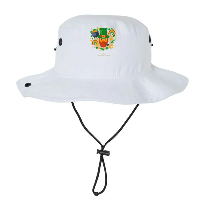 Happy St. Patrack's Day Leprechaun Smoking Pipe Legacy Cool Fit Booney Bucket Hat