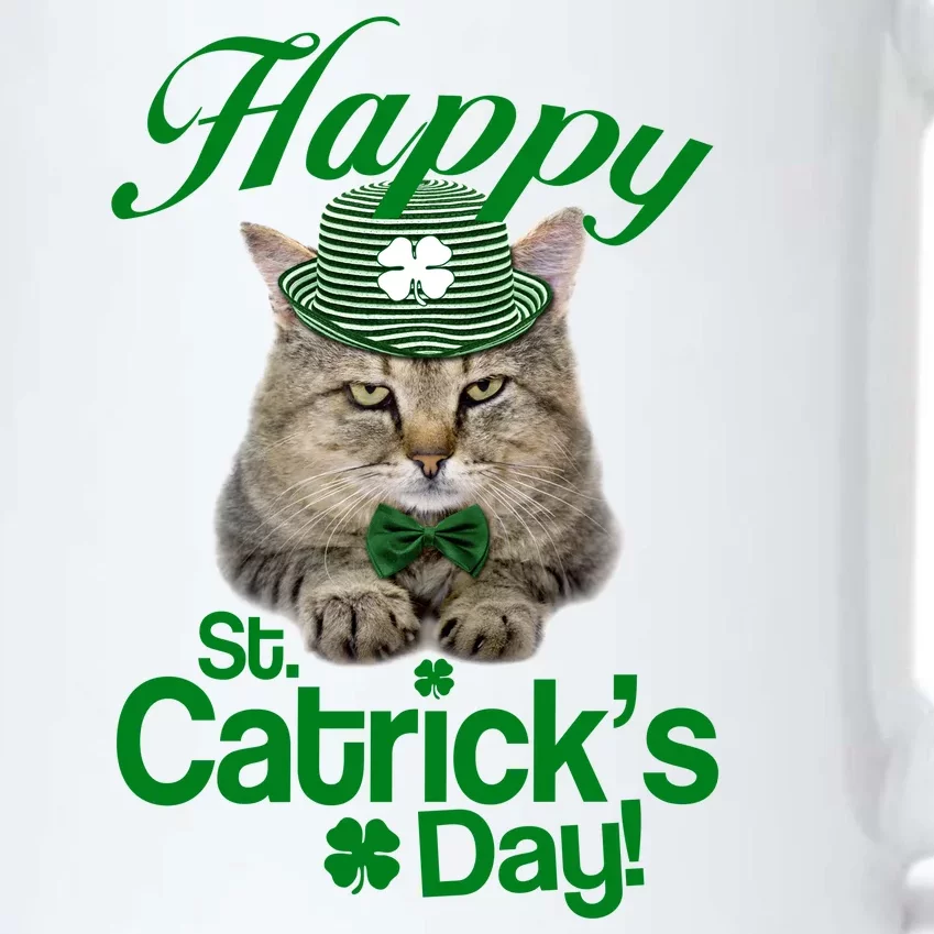 Happy St Catrick's Day Irish Cat Black Color Changing Mug