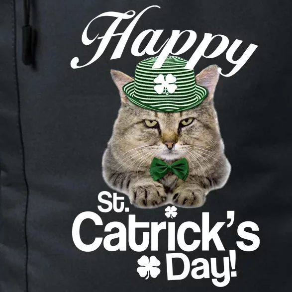 Happy St Catrick's Day Irish Cat Daily Commute Backpack