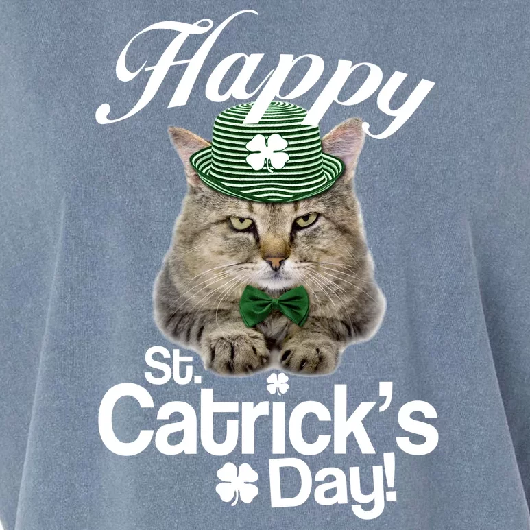 Happy St Catrick's Day Irish Cat Garment-Dyed Women's Muscle Tee