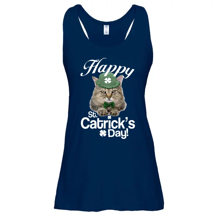 Happy St Catrick's Day Irish Cat Ladies Essential Flowy Tank