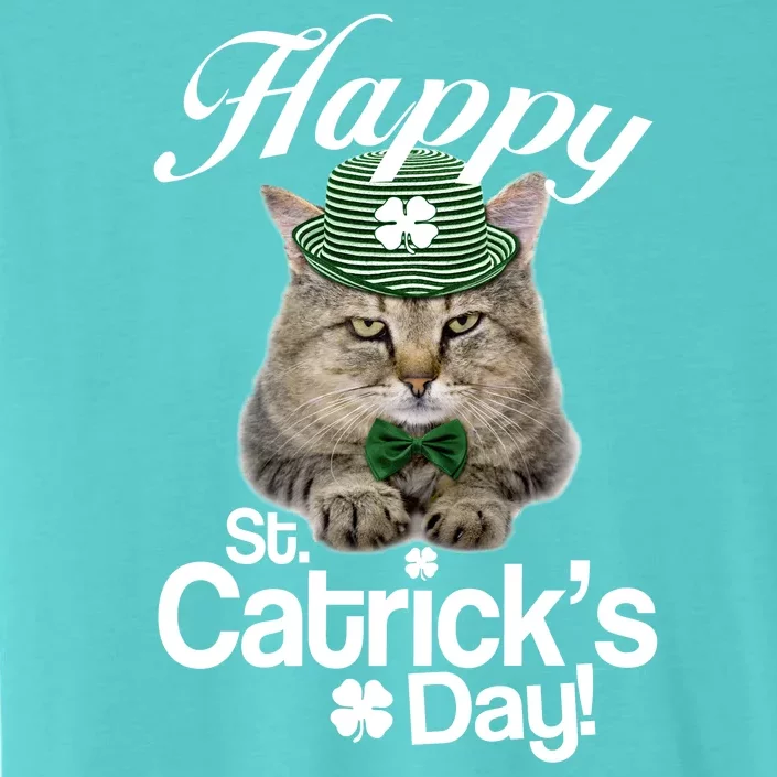 Happy St Catrick's Day Irish Cat ChromaSoft Performance T-Shirt