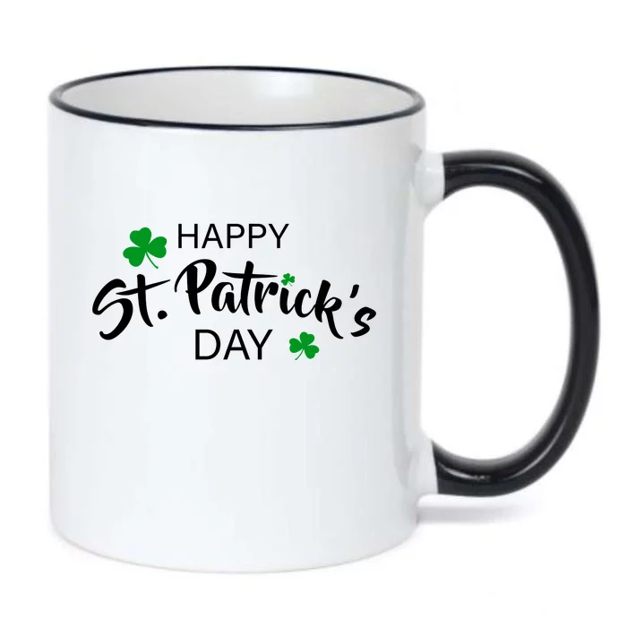 Happy St.Patrick's Day Black Color Changing Mug