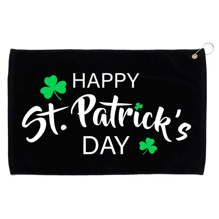 Happy St.Patrick's Day Grommeted Golf Towel