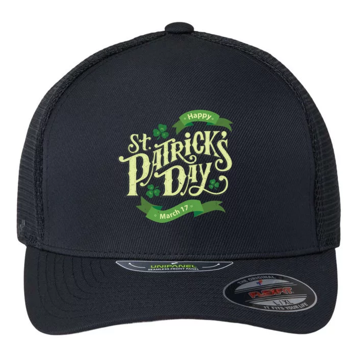 Happy St Patricks Day March 17 Flexfit Unipanel Trucker Cap