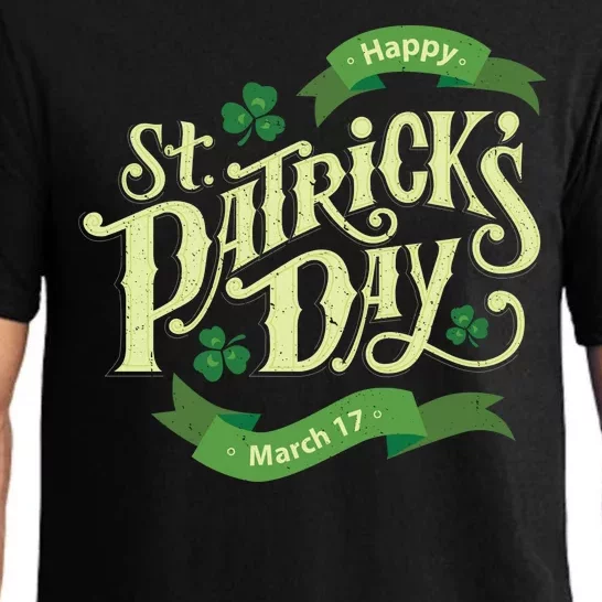 Happy St Patricks Day March 17 Pajama Set