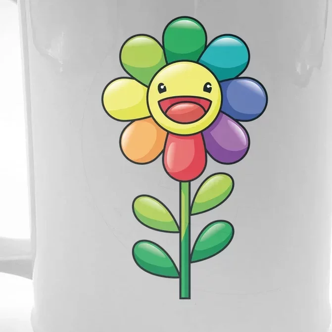 Happy Sunflower Front & Back Beer Stein