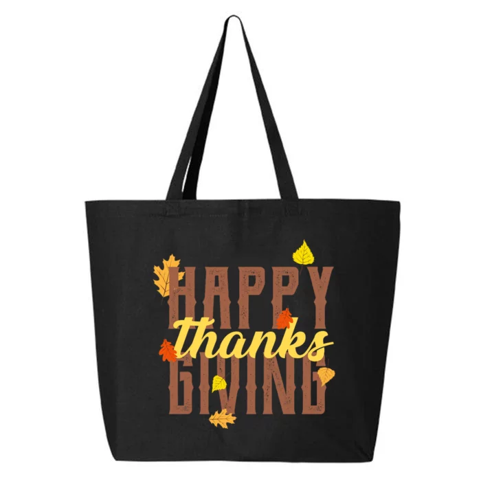 Happy Thanksgiving 25L Jumbo Tote