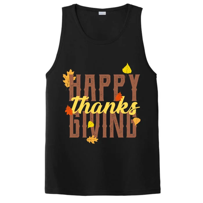 Happy Thanksgiving Performance Tank