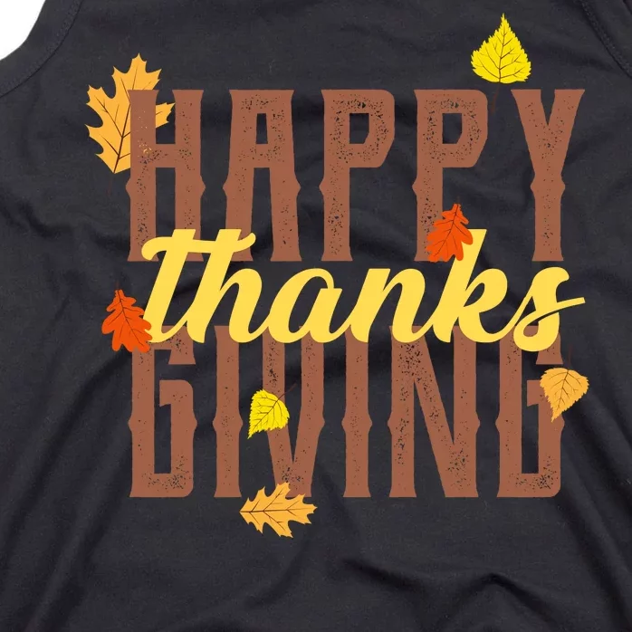 Happy Thanksgiving Tank Top