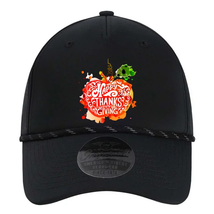 Happy Thanksgiving Pumpkin Splatter Performance The Dyno Cap