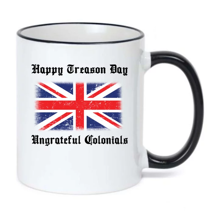 Happy Treason Day Ungrateful Colonials Black Color Changing Mug